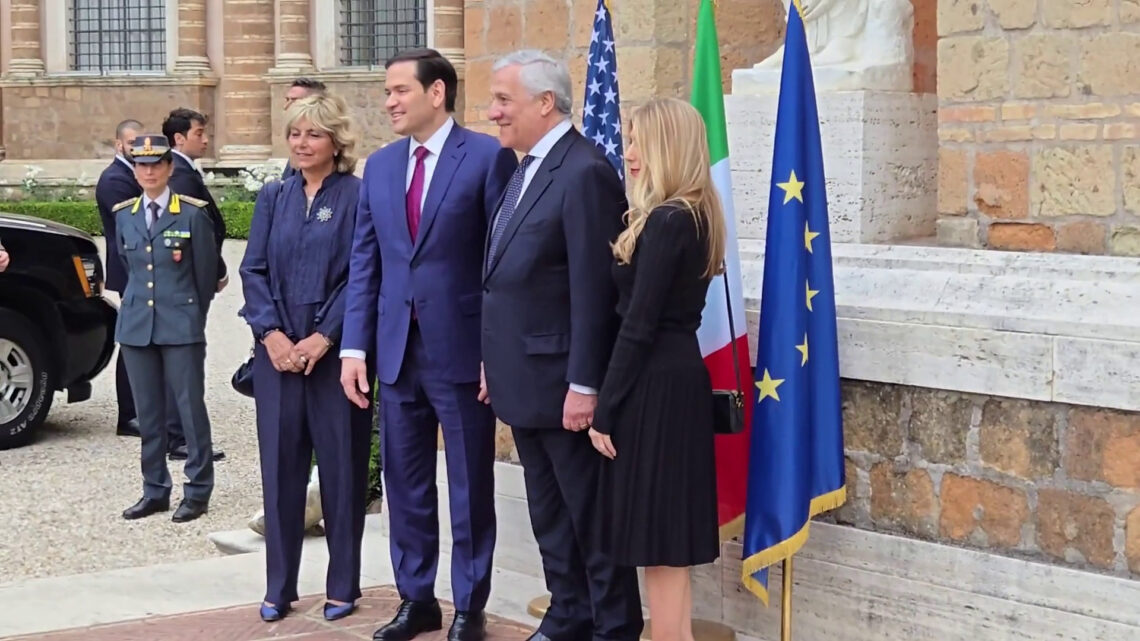 Tajani incontra Rubio a Villa Madama, le immagini Tajani incontra Rubio a Villa Madama, le immagini