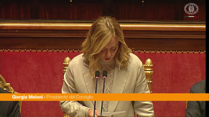 Meloni “Italia ed Europa devono rafforzare capacità difesa”