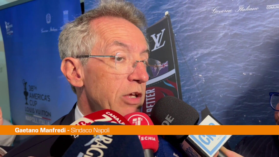 Manfredi “America’s Cup riconoscimento che Napoli meritava” Manfredi “America’s Cup riconoscimento che Napoli meritava”