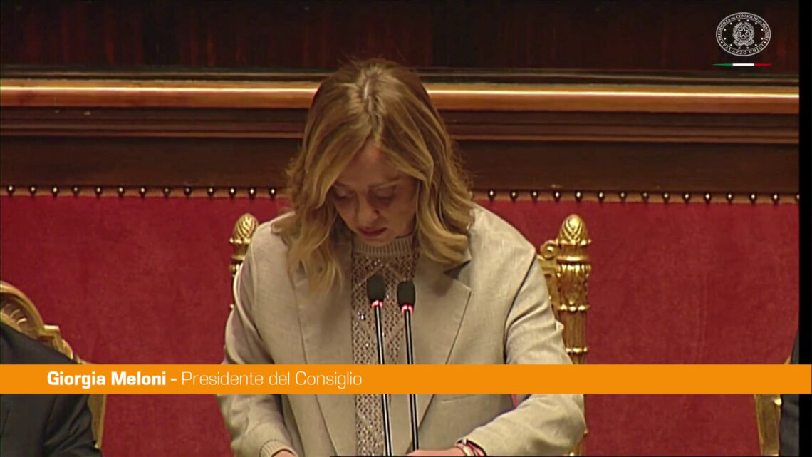 Meloni “La politica estera italiana ha una identità chiara” Meloni “La politica estera italiana ha una identità chiara”