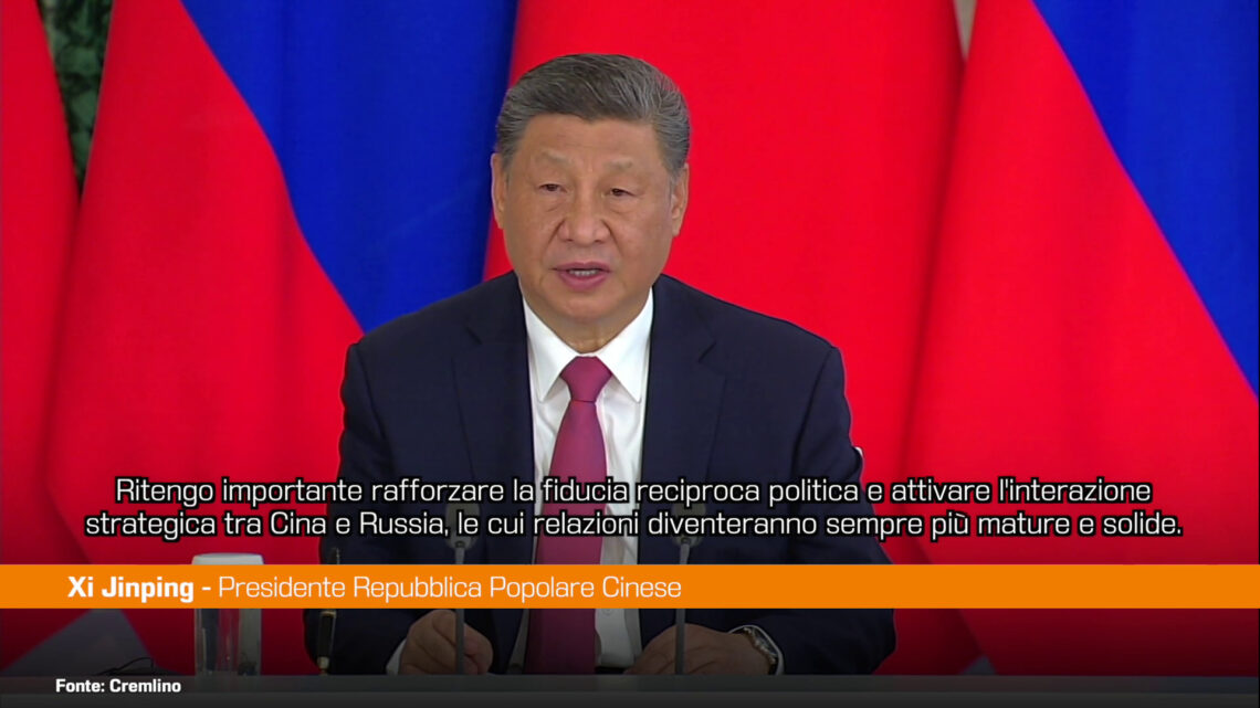 Xi Jinping “Cooperazione Cina-Russia supererà ogni ostacolo” Xi Jinping “Cooperazione Cina-Russia supererà ogni ostacolo”