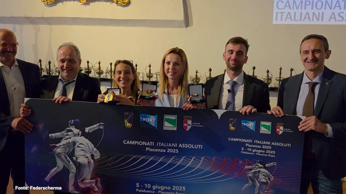 Scherma, presentati a Piacenza gli Assoluti 2025 Scherma, presentati a Piacenza gli Assoluti 2025