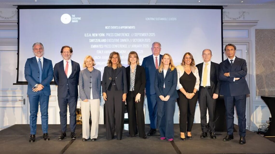 THE EXECUTIVE AWARD 2025: a Milano la terza edizione celebra la leadership sostenibile, a GIORGIO ARMANI l’HONORARY AWARD THE EXECUTIVE AWARD 2025: a Milano la terza edizione celebra la leadership sostenibile, a GIORGIO ARMANI l’HONORARY AWARD