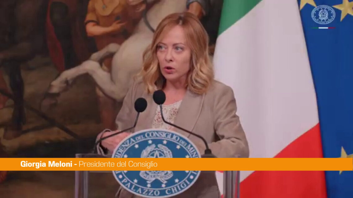 Migranti, Meloni “Aprire dibattito su alcune convenzioni Ue” Migranti, Meloni “Aprire dibattito su alcune convenzioni Ue”