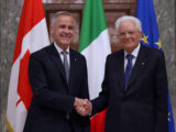 Mattarella riceve il primo ministro canadese Carney