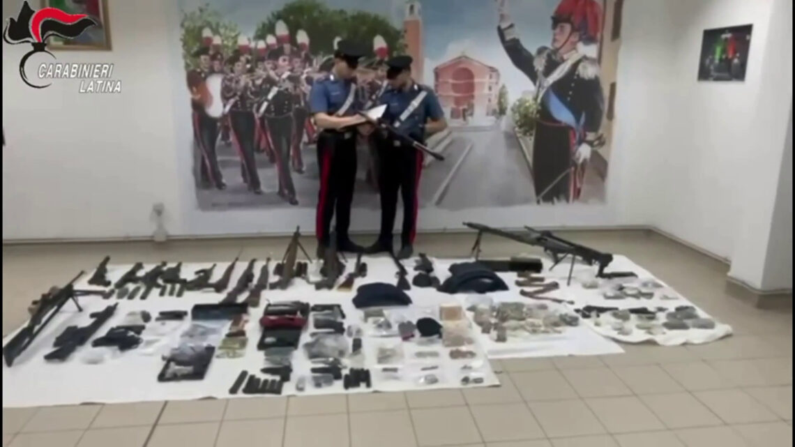Droga, contanti e un arsenale, arrestato uno spagnolo ad Aprilia Droga, contanti e un arsenale, arrestato uno spagnolo ad Aprilia