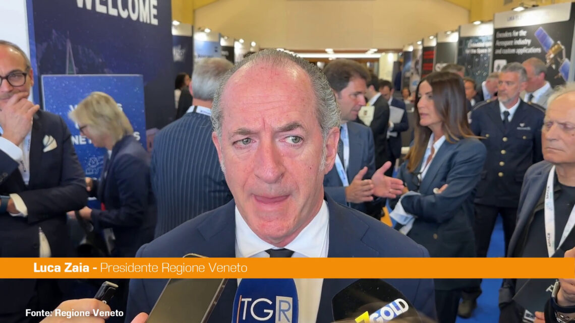 Veneto, Zaia “Settore aerospaziale tocca tutti i comparti industriali” Veneto, Zaia “Settore aerospaziale tocca tutti i comparti industriali”