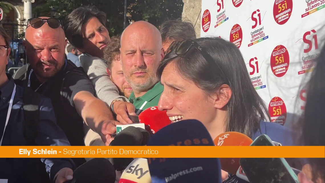 Referendum, Schlein “Cittadini hanno possibilità di cambiare le leggi” Referendum, Schlein “Cittadini hanno possibilità di cambiare le leggi”