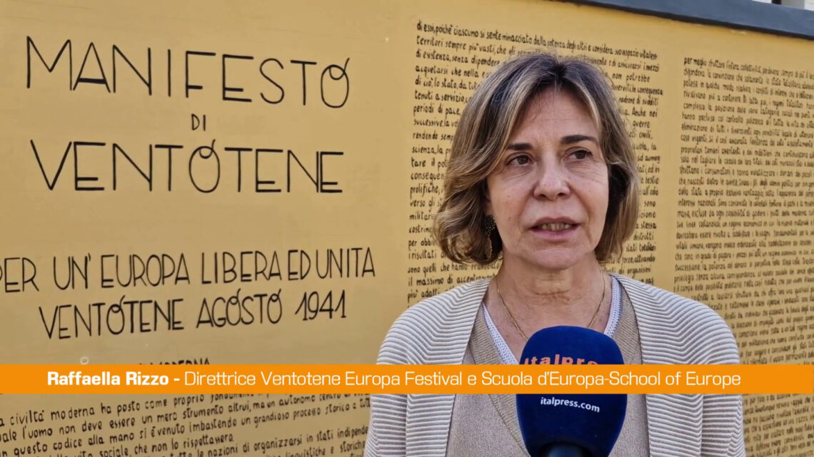 Ventotene, Rizzo “Fondamentale coinvolgere i giovani nel progetto Ue” Ventotene, Rizzo “Fondamentale coinvolgere i giovani nel progetto Ue”
