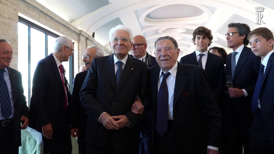 Mattarella ai 100 anni del presidente emerito della Consulta Ruperto Mattarella ai 100 anni del presidente emerito della Consulta Ruperto